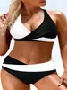 Bolso suave nuevo bandolera fina correa de hombro bikini sexy moda de verano para playa combinación de colores traje de baño para mujer venta al por mayor