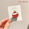Broche de Papá Noel Europeo y Americano Atmósfera Lindo Pin Personalidad Festiva para Mujer Insignia Creativa Hebilla de Pin de Dibujos Animados Decoración