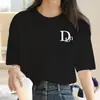 Nueva Camiseta de Verano de Algodón Talla Grande Manga Corta de Algodón