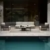Sofá de Exterior, Loveseat, Estilo Diseñador para Hotel y Alojamiento, Silla de Ratán de Moda, Muebles de Ratán Creativos para Sala de Exhibición