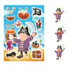 Animación Infantil Transfronteriza Dibujos Animados Familia Interactivo Rompecabezas Rompecabezas DIY Búsqueda del Tesoro Pirata Regalo Pegatinas para Fiesta