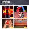 Lámpara de luz roja 3030, fuente de luz de belleza médica de 1 W, parche LED de belleza para fisioterapia infrarroja de 850 nm, lámpara de luz LED 3030