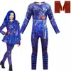 Roupas de Halloween Fantasia Descendentes 3 Bertha Malévola Cosplay Macacão de Halloween em estoque