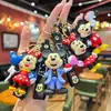 Llaveros de peluche de Mickey y Minnie de dibujos animados, lindos accesorios de pareja, dijes para bolsas, llaveros para coche, pequeños regalos, adecuados para puestos de mercado