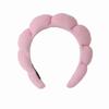 Amazon Pulseira de Rosto Faixa de Cabelo Explosões Transfronteiriças Conjunto de Faixa de Cabelo para Lavar o Rosto Esponja de Topo Craniano Alto Faixa de Cabelo Nuvem Acessórios de Cabelo Femininos