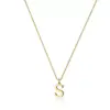 Amazon Cross-Border Design de Nicho Luxo Leve High-End Pingente de Letra Corrente para Clavícula Colar Feminino Joias Acessórios