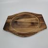 Hotel Familiar base para olla de madera color carbón base para vajilla base para olla de cerámica base de madera maciza base para olla de arena base aislante de madera
