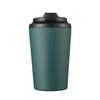 Taza de Café de 12 oz Acero Inoxidable 304 Doble Pared Aislada con Escala, Tapa Antiderrames y Base Antideslizante, Taza para Bebidas Calientes y Frías