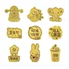Las pegatinas para teléfono de oro puro 999, con un diseño de princesa, son perfectas para eventos corporativos, obsequios promocionales y marketing creativo.. Disponible para venta al por mayor