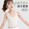 Roupas Íntimas Infantis, Sutiãs de Desenvolvimento Infantis Médios e Grandes, Seda de Gelo Sem Costura, Camisetas Anticolisão Respiráveis e Confortáveis para Estudantes no Verão