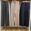 Pantalones de Punto Acanalado Lavables a Máquina para Mujer Pantalones Casuales Sueltos Aspecto Adelgazante Pantalones Rectos Y 470173 461317