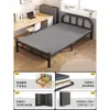 Cama Dobrável Transfronteiriça para Casa Solteiro e Casal Cama Simples Dormitório Quarto de Aluguel Cama Dura Cama de Ferro Intervalo de Almoço Atacado