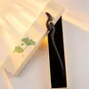 Caja de Regalo para Pasador de Ébano, Pasador de Estilo Chino Tradicional, Accesorio para el Cabello Hanfu, Accesorio de Moda, Adorno para el Cabello, Pasador para Recogido, Sensación de Alta Gama