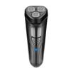 Nueva afeitadora eléctrica al por mayor, afeitadora recargable de tres cabezales para hombres, cuchilla de carga USB