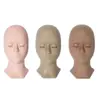 Molde de cabeça removível, molde de silicone para pálpebra dupla, olhos realistas, enxerto substituível, molde de cabeça de cílios, comércio exterior