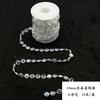 Cuentas Conectoras Decorativas de OVNI de 10 mm Cuentas Octagonales Cortadas de Acrílico Cuentas de Plástico para Cortinas Juguetes para Niños Cadena de Cristal
