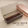 Caja de almacenamiento de palillos a prueba de polvo, transparente con tapa, escurridor de palillos, cuchara, cocina, limpieza del hogar, conveniente, fábrica al por mayor