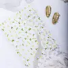 Cyansea Nuevas Pegatinas para Manicura de Concha para Hombre al por Mayor Popular Transfronterizo Rosa Verde Estampado de Leopardo Flor de Hibisco Francesa 3