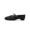 Medias Pantuflas Cerradas Transpirables Tejidas Huecas para Mujer, Nuevo Estilo Verano 2026 Zapatos Birkenstock para Uso Casual al Aire Libre, Sandalias Perezosas
