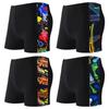 Hurun fábrica atacado hot spring calções de natação dos homens impressos slim-fit lace-up alta elástica solta esportes mais calções de natação gordos
