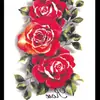 Tatuaje adhesivo de brazo de flor grande de fábrica, tatuaje grande de medio brazo para hombres y mujeres, tótem de tatuaje europeo y americano