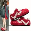 Otoño 2026 Nuevos Zapatos de Entrenamiento Alemanes para Mujer Zapatillas Casuales Planas Versátiles Transpirables de Bloques de Color Blancos Ligeros y Modernos