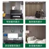 Painéis absorventes de som com grade de madeira personalizados, painéis de madeira absorventes e isolantes de som, grade de decoração de parede para cinema, painéis de parede, algodão isolante acústico