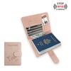 Transfronterizo en stock que cambia de color PU cuero tacto piel correa multicolor funda para pasaporte etiqueta de equipaje traje multifunción bolsa tarjetero para pasaporte