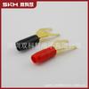 Terminal de clavija banana en forma de U chapado en oro de cobre puro, accesorios de audio en forma de Y, enchufe de cable para altavoz de amplificador de potencia, terminal de cable tipo horquilla