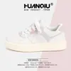 Sapatos Femininos Universais Sapatos Brancos Zhq68298 Verão Novos Sapatos Femininos Versáteis Tênis Feminino Nicho Esportivo Casual