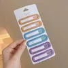 Grampo de Cabelo Preto para Mulheres, Presilha para a Parte de Trás da Cabeça, Acessório de Cabelo para a Testa, Franja Lateral, Grampo de Cabelo, Presilha BB, Ornamento de Cabelo