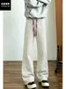 Pantalones a Cuadros Retro Americanos para Hombre, Otoño, Colores Contrastantes, Hacen que las Piernas Parezcan Más Largas, Pantalones Holgados de Pierna Recta, Buena Caída, Pantalones Deportivos Casuales