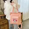 Bolsa Tote 2025 para Niñas, Bolsa de Lona, Gran Capacidad, Mochila Multiusos, Bolso Cruzado de un Solo Hombro, Bolsa para la Escuela, Bolsa Tote