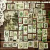 Paquete de 50 pegatinas Zaomo, con la serie "Billetes Antiguos Como Poesía", para diseños retro creativos, journaling, decoración de marcos de fotos DIY y collage