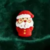 Accesorios para Árbol de Navidad Cabeza de Anciano Muñeco de Nieve Dibujos Animados Pegamento de Crema DIY Pasador Imán para Refrigerador Hebilla de Zapato Accesorios de Resina Adornos