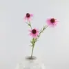 Pinha Artificial Crisântemo Estilo Pastoral Nórdico com 3 Galhos, Crisântemo Selvagem Pequeno para Decoração de Casa, Quartos Modelo, Decoração de Hotel e Atacado