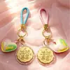 Regalos pequeños y prácticos para el Festival de Medio Otoño: campanilla de conejo rosa, moneda de la fortuna, llavero de pastel de luna, recuerdos promocionales corporativos