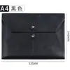 A4 Bolsa de Archivo de Cuero de Gran Capacidad Bolsa para Almacenamiento de Datos de Oficina de Negocios Carpeta de Cuero Multifuncional Bolsa de Archivo
