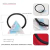 Placa de acetato geométrica de triângulo de nova onda transfronteiriça conjunto de cabelo moda coreana corda de cabelo de acetato fábrica direta acessórios de cabelo