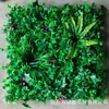 Simulação de fábrica parede de plantas artificiais gramado placa de porta parede de fundo decoração parede de plantas verdes artificiais de eucalipto de Milão