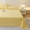 Sábanas de Cama Individual de Alta Densidad de Terciopelo de Leche, Color Sólido, Cómodas y Cálidas, Sábanas de Cama Individual y Doble para Dormitorio de Estudiantes, Manta, Manta para la Hora de Comer