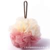 Fabricantes de origen 50g bola de baño de dos colores Flor de baño una gran cantidad de punto grande flor de baño de espuma lisa bola de baño