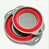 Fregadero de Cocina Multifuncional para el Hogar con Lavabo Extensible Ajustable para Lavar Verduras, Cesta Plegable Redonda de Silicona para Escurrir
