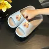 Pantuflas de Verano para Mujer con Suela Gruesa y Decoraciones para Zapatos DIY, Duraderas, Antideslizantes, para Parejas, Uso en Baño del Hogar, Sandalias de Dibujos Animados de Moda
