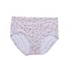 Calzones de Cintura Alta Estilo Europeo y Americano para Mujer con Pequeños Estampados Florales, Talla Extra, Ropa Interior Holgada y Cómoda