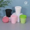 Suministro de fábrica, caja de crema de color plástico, botella de boca ancha, caja de crema exfoliante corporal, frasco de mascarilla, venta al por mayor