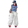 Conjunto de Verano para Niñas 2026 Nuevo Casual Estilo Coreano para Niños Mayores, Conjunto de Camisa Polo y Pantalones con Volantes, Transfronterizo