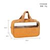 Necessaire Personalizada, Essencial para Viagem, Bolsa de Higiene Pessoal à Prova d'Água, Cabo de Dados, Bolsa Conveniente para Armazenamento de Documentos, Papel Kraft Lavável
