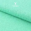 Tecido de Linho Algodão Coreano 240g Poliéster Elastano Elástico Primavera Verão Respirável Camiseta Moda Casual Tecido Malha