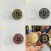 BTC XRP ADA ETH Dogecoin metal nova moeda digital virtual Bitcoin moeda de coleção